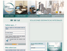 Tablet Screenshot of lewidiomas.com.ar